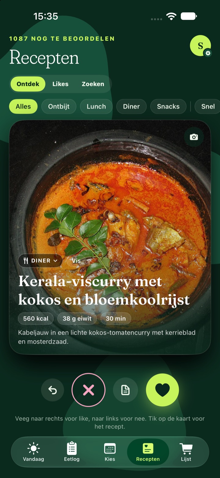 De receptenstapel